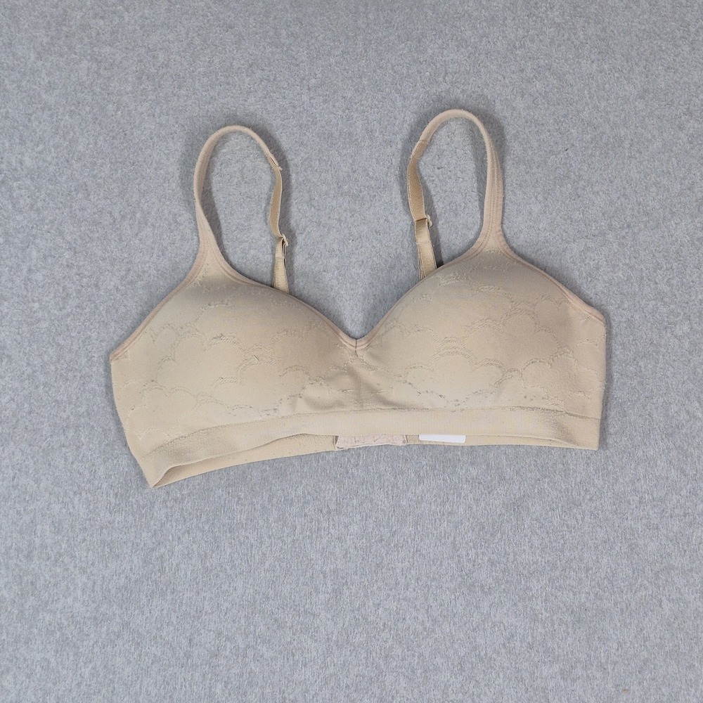 Bali Women Bra 38C Beige Wireless Strap Adjustable READ